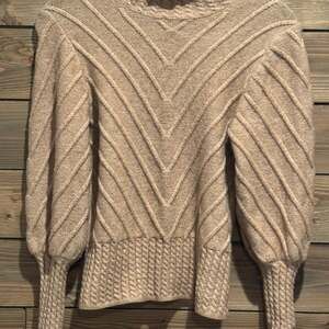 TWH Ivory Cable Knit Turtleneck Sweater XS
